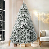 Jingle Jollys Christmas Tree 1.8m Snow Flocked Xmas Tree Decorations 468 Tips XM-TR-WELL-6F-GS