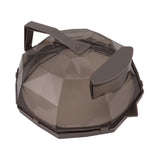 Microwave Splash Heating Cover PC Food Splatter Guard with Extension Handle for Kitchen Cooking V1294-YM0703-3118230036511