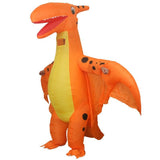 Orange Pterodactyl Cartoon Costumes Air Model Inflatable Costume Funny Dress Up Props Halloween V1263-JX-7866