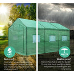 Green Fingers Greenhouse 3.5x2x2M Walk in Green House Tunnel Plant Garden Shed GH-WALK-35X20-GR