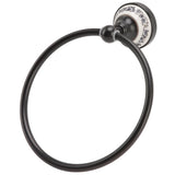 Towel Ring Bathroom Wall Mounted Stand Holder Rack Antique Brass Porcelain Accessories V1294-YM0626-3112220084811