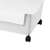 Plastic Book Storage Box Pulley Design Easy To Move Large Capacity Classroom Organizing Bins for V1294-YM0901-3117230131914