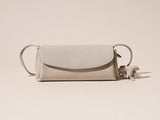 Genuine Leather Flap Crossbody Bag with Elephant Charm - Compact & Stylish Shoulder Purse V888-ELOSUNG35964