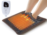 Electric Heated Foot Warmers for Men and Women 16"x16" Double Layer with 6 Temperature & 4 Timer V1107-742-97468-LTG