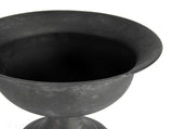 Baroque Brushed Black Footed Urn 20x18cm V637-19669URN