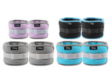 Everfit Ankle Wrist Weights for Women & Men, 4 Colors Set 1 2 3 4kg Wearable Leg Arm Weights AW-A-10-MC
