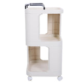 Rolling Utility Cart with Handle Multi Functional Trolley for Office Living Room Movable V1294-YM0901-3116250017112