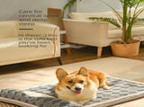Thickened Soft Pet Bed Mat M Size Coffee-milk Comfortable Dog Sleeping Pad Washable Cushion for V888-ELOSUNG44554