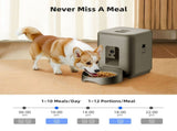 Smart Pet Feeder with Camera 2L, WiFi App Control, Two-Way Audio, USB & Battery Backup V1232-CWWSJ-KS--002