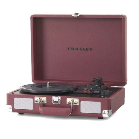 Crosley Cruiser Plus Bluetooth Turntable 3 Speed Burgundy V185-8005FBU4