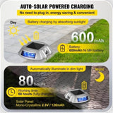 Driveway Lights 16-Pack, Solar Driveway Lights with Switch Button, Solar Deck Lights Waterproof, V952-TYNDD16JTBU000001V0