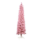 Christabelle LED Christmas Tree 1.8m Pink Candy Floss Pre-Lit Lights Multicolour Slim 112_OPCP6
