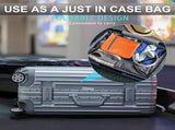85L Foldable Travel Duffel Bag, Water-Resistant Weekender Sports Bag with Shoe Compartment, V1237-ZY-924-389