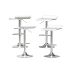 Artiss 4x Bar Stools Faux Leather Chair White BA-K-509-WH-X4