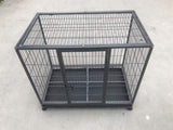 YES4PETS Medium Pet Dog Cat Bird Parrot Cage Metal Rabbit Crate Carrier Kennel Wheel & Tray V278-D1014