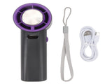 Handheld Cooling Fan High Speed USB Charging Portable Screen Display Mini Fan with Ice Compress for V1294-YM0901-3111240148112
