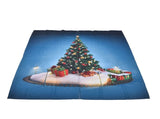 Christmas 3D Digital Printing Curtains House Decor Shading Curtains with Christmas Tree for Living V1294-YM0523-3117210203112