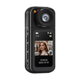 2.7K HD Mini Action Camera, Portable Thumb Camera with 180&deg Rotating Lens, Black V178-59163