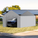 Carport Replacement Canopy Cover Side Wall 6 x 3.6 m, Garage Tent Shelter Tarp Heavy-Duty Waterproof V952-CKPB12X20FTHJ9ULEV0