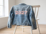 DIY Red Rhinestone Patches 2027 Theme Iron on Appliques 10Sets V1369-AZ3-W-21689