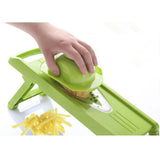 5 in 1 Fruit Vegetable Slicer Premium Vegetable Chopper V Shaped Grater Green V1369-AZ3-W-21209
