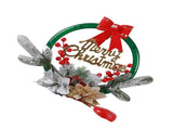 Christmas Wreath Lightation Artificial Red Berry Pine Needle LED Lighted Christmas Wreath V1294-YM0901-3119240059612