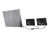 Solar Panel Powered Fan Portable Outdoor Multifunctional Solar Air Circulation Fan Kit 20W12V V1294-YM0901-3114240057311