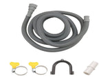 Drain Hose Extension Set Universal Washing Machine 10Ft, Include Bracket Connector and Clamps Hoses V1189-LWWAL-20260325-00167