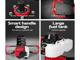 Giantz Post Hole Digger 200mm Petrol Drill Extension Auger Bits DI-SF-N-RDBK-AUG200