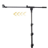 Universal Metal Mic Stand with Adjustable Height and Mic Clips V1263-JX-6989