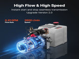 3 L Hydraulic Power Unit, Double Acting Dump Trailer Pump, 22 MPa Max Relief Pressure & 3.4 L/min V952-12VSZYSLXCZYMIESA001V9