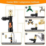 25ft Gravel Vacuum for Water Changer Fish Tank Cleaning Tools,Siphon Universal Quick Pump V1107-134-71010-CLR-25FT