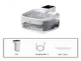 4.5L Smart Pet Water Fountain with Digital Display and Charging Cable White Design V888-ELOSUNG10103