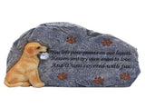 Outdoor Dog Marker Memorial Stone Resin Monuments Pet Memorial Grave Stone Pet Tombstone V1369-AZ3-W-13822