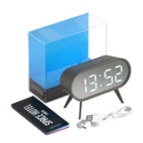 Newgate Space Hotel Cyborg Led Alarm Clock Grey V398-NGSH-CYBO-S1-GY
