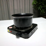 1000W Portable Single Coil Electric Hot Plate, Adjustable Temperature Compact Countertop Burner, V1369-AZ3-W-14648