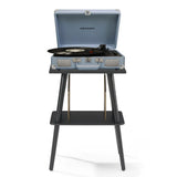 Crosley Cruiser Bluetooth Portable Turntable - Tourmaline Crosley Entertainment Stand Bundle V398-CR8005FST-TN4