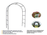 Metal Garden Arch Trellis Iron Plant Support Outdoor Climbing V178-66754