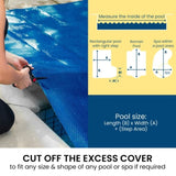 HydroActive QuadCell Swimming Pool Cover 500 Micron 12m x 6.4m SPC-2C5B-12X64