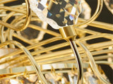 BAMDECOR C3347/OV Modern French Home Decor Luxury Crystal-leaf Chandelier LED Fashion Creativity V255-BAM-C3347-OVAL1