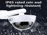 Solar Powered Security Lighting with Motion Sensor, Imitation Surveillance Camera for Indoor Outdoor V1370-AZ4-19793