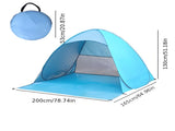 Pop Up Beach Tent 3-4 Person UPF 50 Sun Shelter with Carry Bag Quick-Setup Shade for V1107-CS-LYZP1