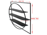 Eclipse Floating 3-Shelf Wall Hanging 80cm V637-78722SHL