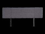 Linen Fabric Queen Bed Headboard Bedhead - Grey V63-800777