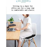 Reliable Professional Premium Breathable Gel Seat Cushion Black Anti-Bedsore Pressure Relief V1189-LC-QP-00259