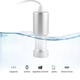 Portable Ultrasonic Fruits Eyeglass Cleaner Necklace Jewelry Cleaning Machine V1294-YM0901-JY20579-02