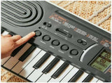 Black 44 Key Portable Mini Keyboard with 100 Tones, 50 Rhythms, and Headphone Output V178-69024