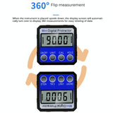Digital Display Inclinometer With Strong Magnetic Adsorption And Multi-Angle Flip PRL-5000SDT