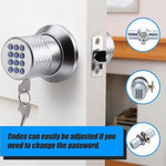 Digital Electronic Code Door Lock Keyless Entry Keypad Programmable Lock Knob V63-837851