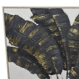 100X100cm Noir Luminescence Light Wood Framed Hand Painted Canvas Wall Art V411-SOK-HMTWF-14022W